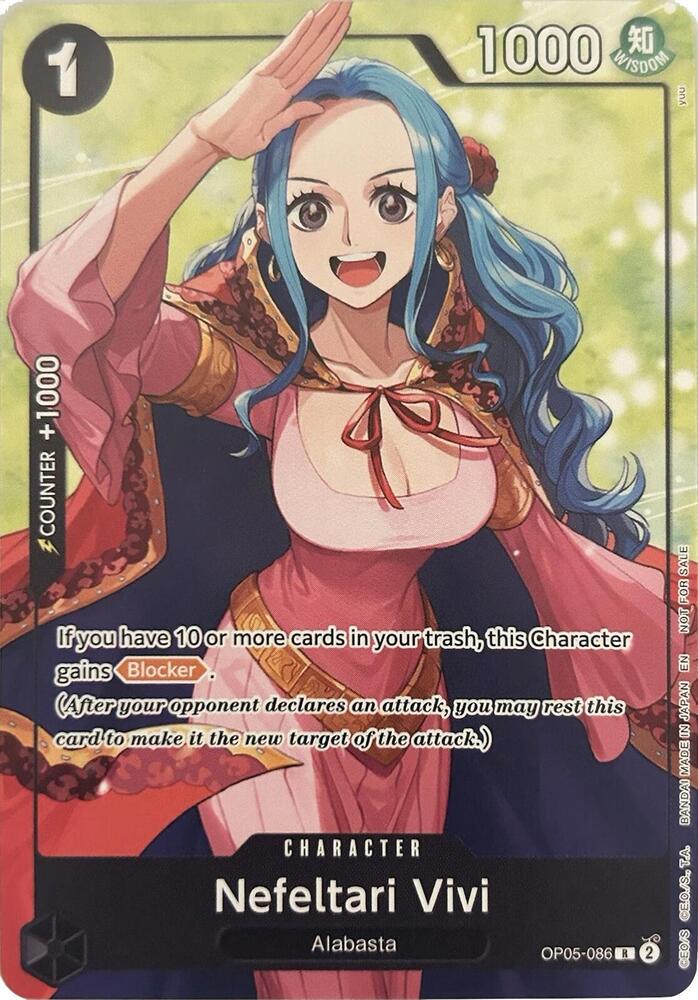 Nefeltari Vivi Welcome Pack Vol. 2 OP05-086 | One Piece TCG