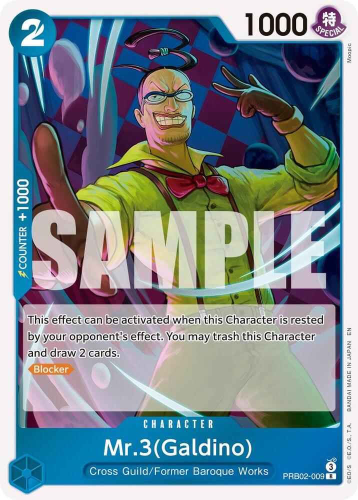 Mr.3(Galdino) PRB02-009 – Premium Booster - The Best Vol. 2 | One Piece TCG