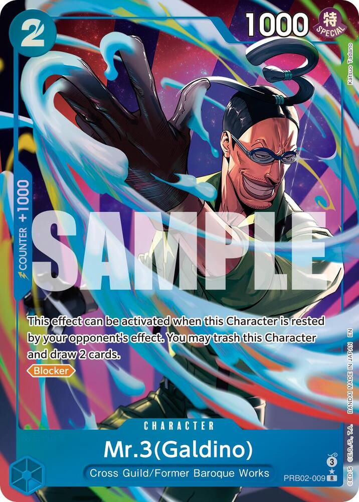 Mr.3(Galdino) Alternate Art PRB02-009 – Premium Booster - The Best Vol. 2 | One Piece TCG