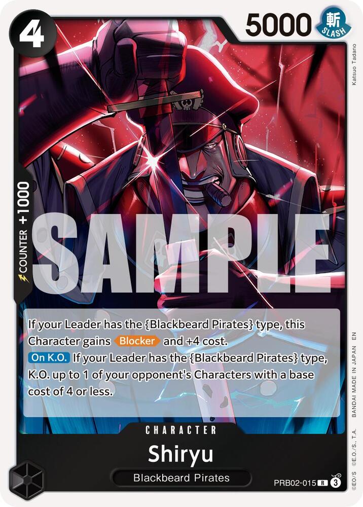Shiryu PRB02-015 – Premium Booster - The Best Vol. 2 | One Piece TCG