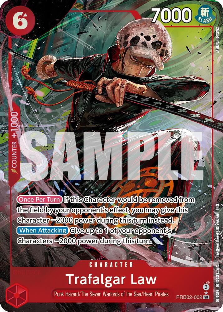 Trafalgar Law Alternate Art PRB02-002 – Premium Booster - The Best Vol. 2 | One Piece TCG