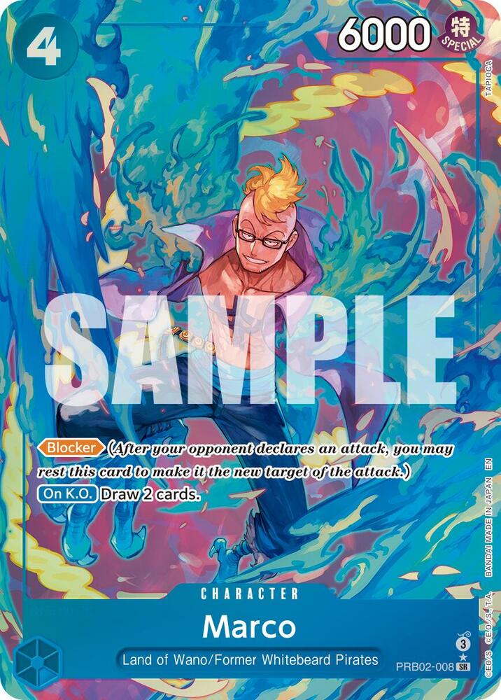Marco Alternate Art PRB02-008 – Premium Booster - The Best Vol. 2 | One Piece TCG