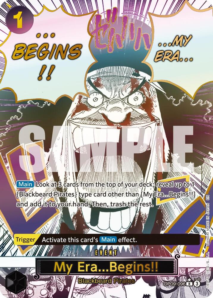 My Era...Begins!! Alternate Art OP09-096 – Premium Booster - The Best Vol. 2 | One Piece TCG