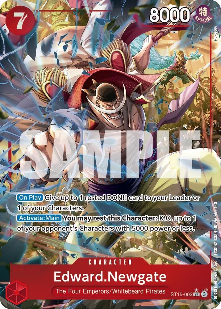 Edward.Newgate Alternate Art ST15-002 – Premium Booster - The Best Vol. 2 | One Piece TCG