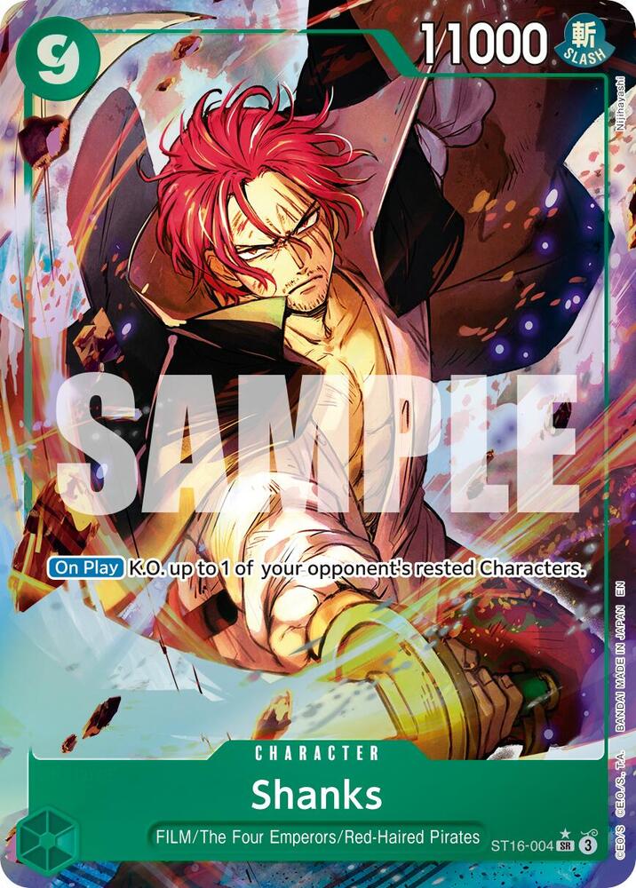 Shanks Alternate Art ST16-004 – Premium Booster - The Best Vol. 2 | One Piece TCG