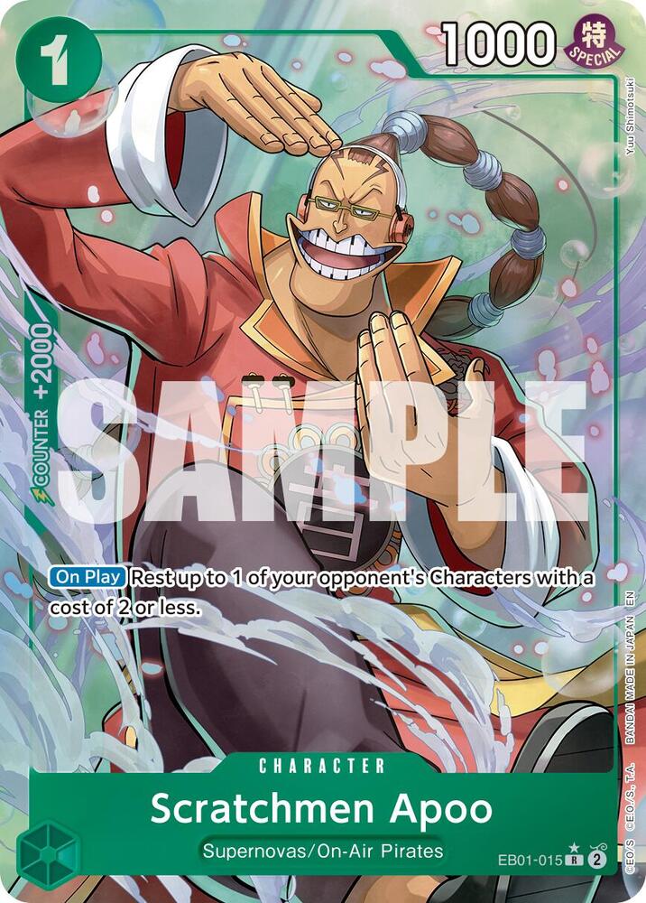 Scratchmen Apoo Alternate Art EB01-015 – Premium Booster - The Best Vol. 2 | One Piece TCG