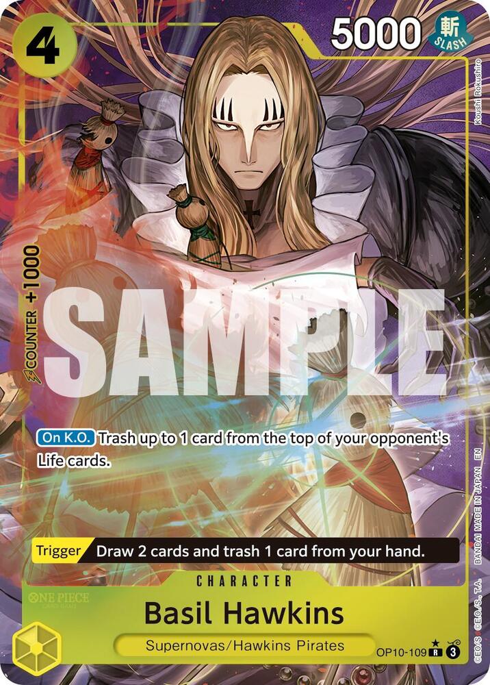Basil Hawkins Alternate Art OP10-109 – Premium Booster - The Best Vol. 2 | One Piece TCG