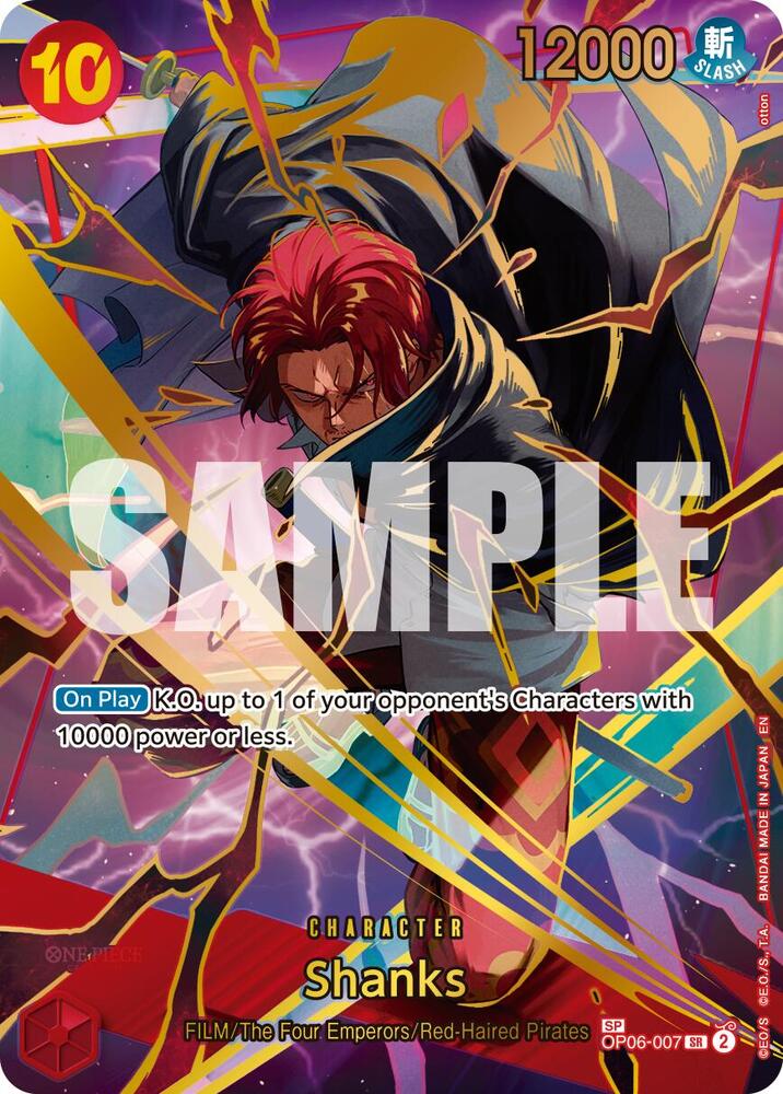 Shanks SP OP06-007 – Premium Booster - The Best Vol. 2 | One Piece TCG