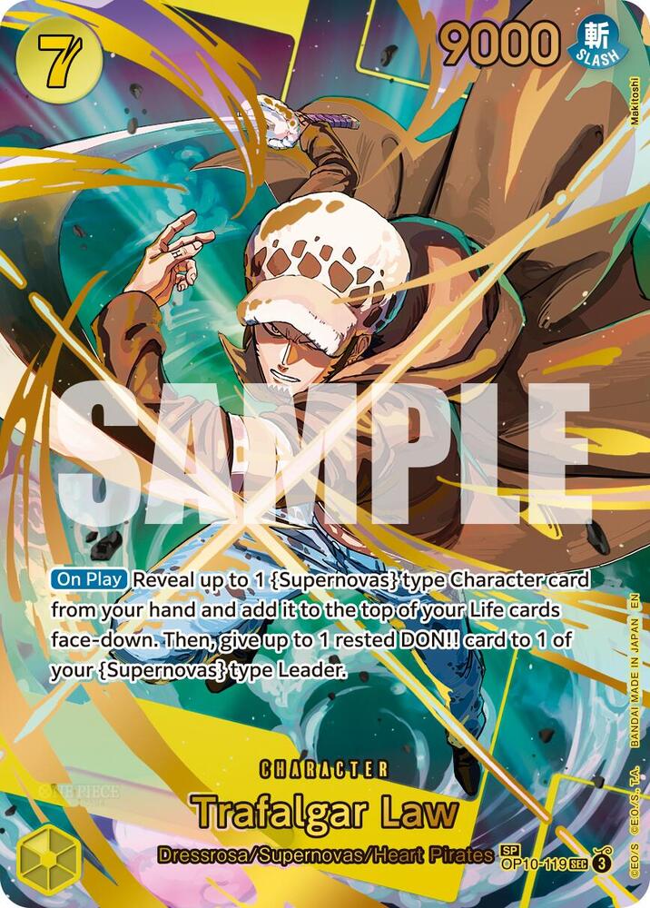 Trafalgar Law SP OP10-119 – Premium Booster - The Best Vol. 2 | One Piece TCG