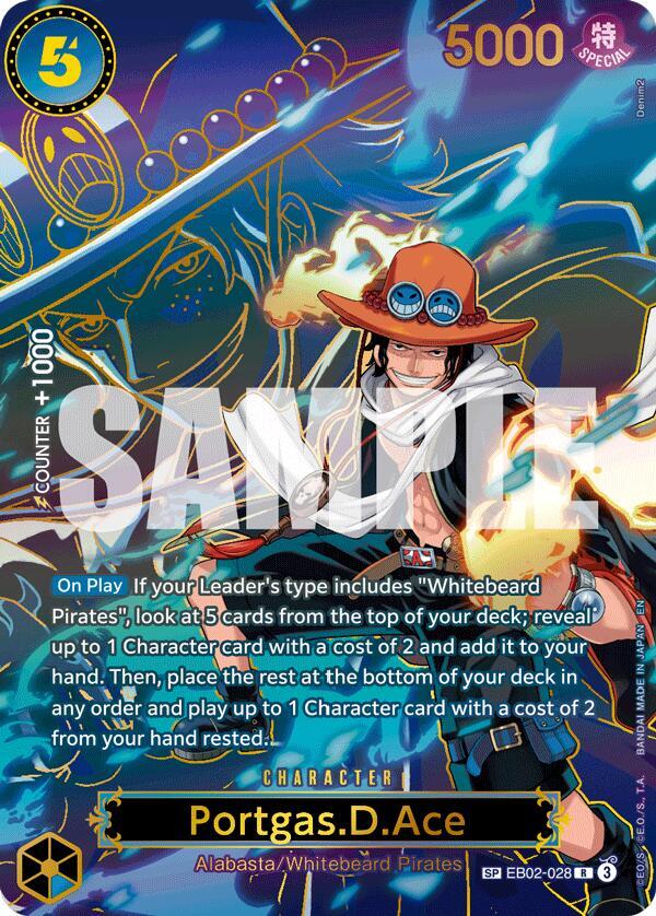 Portgas.D.Ace SP EB02-028 – Carrying On His Will | One Piece TCG