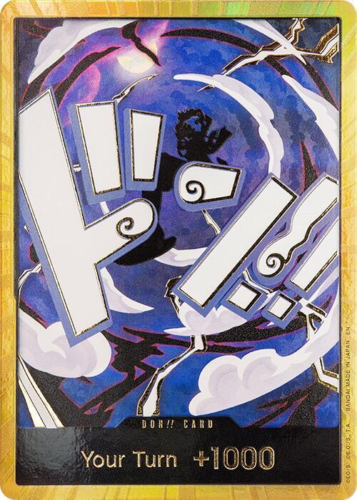 DON!! Card (GEAR5 Luffy) Gold – Premium Booster - The Best Vol. 2 | One Piece TCG