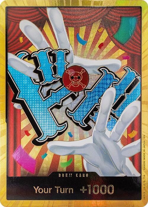 DON!! Card (Buggy) Gold – Premium Booster - The Best Vol. 2 | One Piece TCG