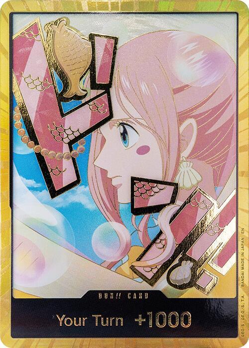 DON!! Card (Shirahoshi) Gold – Premium Booster - The Best Vol. 2 | One Piece TCG