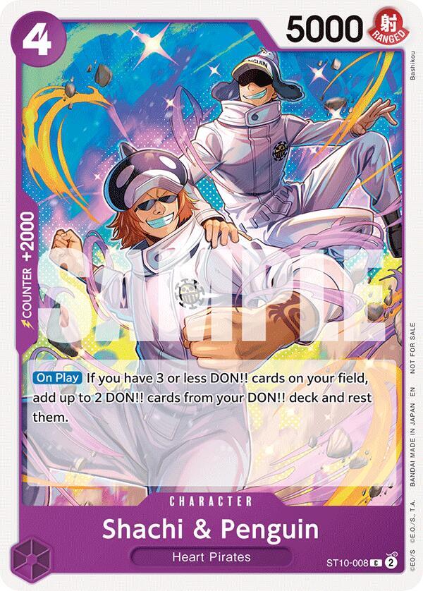 Shachi & Penguin Tournament Pack 2025 Vol. 4 ST10-008 | One Piece TCG