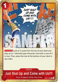 Just Shut Up and Come with Us!!!! Pirate Foil EB01-009 – Premium Booster - The Best Vol. 2 | One Piece TCG