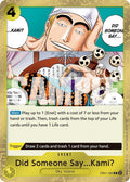 Did Someone Say...Kami? Pirate Foil EB01-060 – Premium Booster - The Best Vol. 2 | One Piece TCG