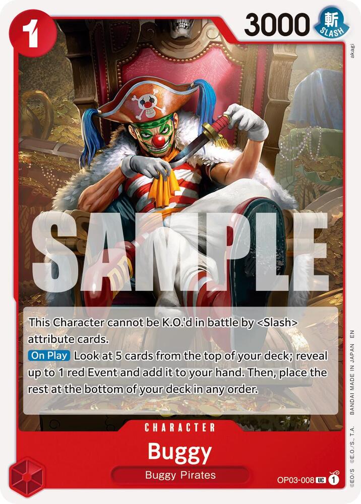 Buggy Reprint OP03-008 – Premium Booster - The Best Vol. 2 | One Piece TCG