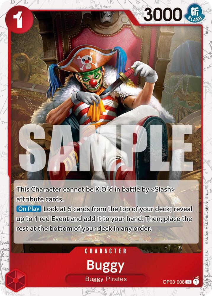 Buggy Pirate Foil OP03-008 – Premium Booster - The Best Vol. 2 | One Piece TCG