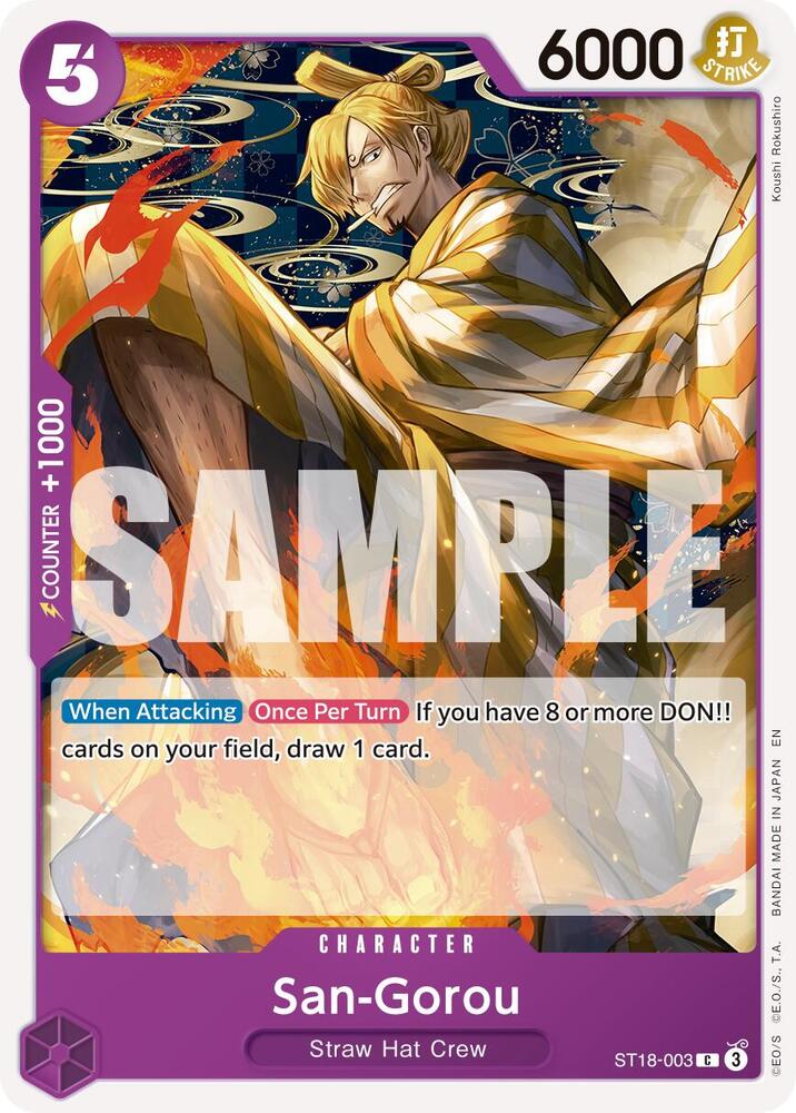 San-Gorou Reprint ST18-003 – Premium Booster - The Best Vol. 2 | One Piece TCG