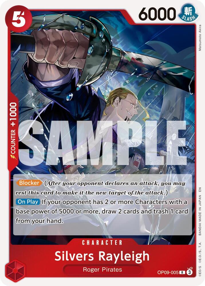Silvers Rayleigh Reprint OP09-005 – Premium Booster - The Best Vol. 2 | One Piece TCG