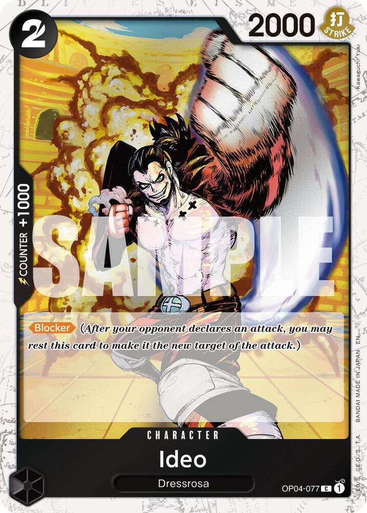 Ideo Pirate Foil OP04-077 – Premium Booster - The Best Vol. 2 | One Piece TCG