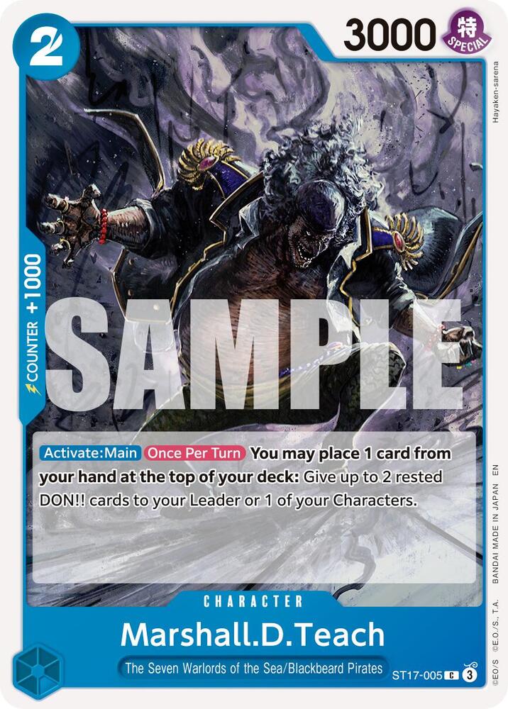 Marshall.D.Teach ST17-005 – Premium Booster - The Best Vol. 2 | One Piece TCG