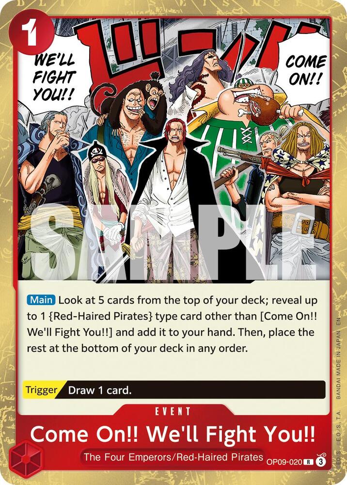 Come On!! We'll Fight You!! Reprint OP09-020 – Premium Booster - The Best Vol. 2 | One Piece TCG