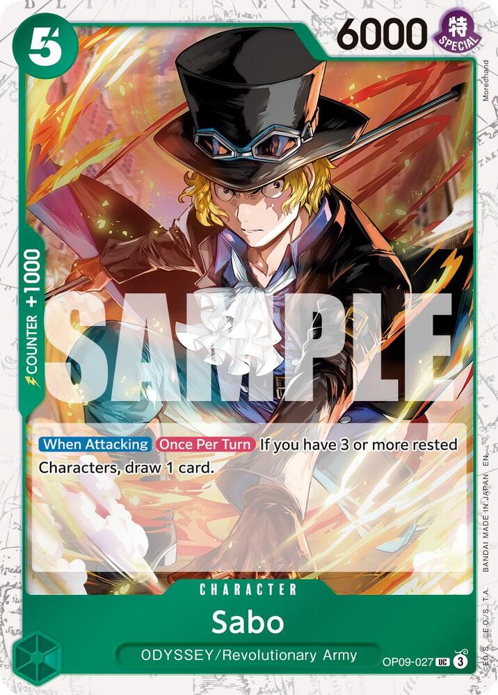 Sabo Pirate Foil OP09-027 – Premium Booster - The Best Vol. 2 | One Piece TCG