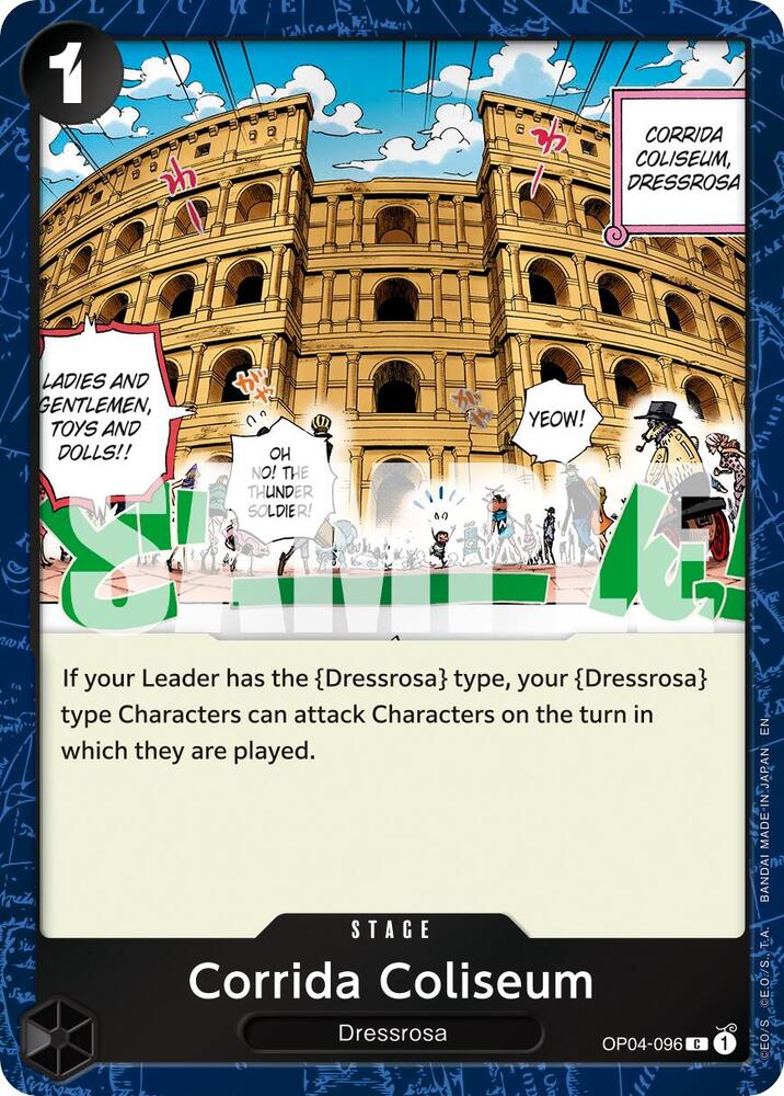 Corrida Coliseum Pirate Foil OP04-096 – Premium Booster - The Best Vol. 2 | One Piece TCG