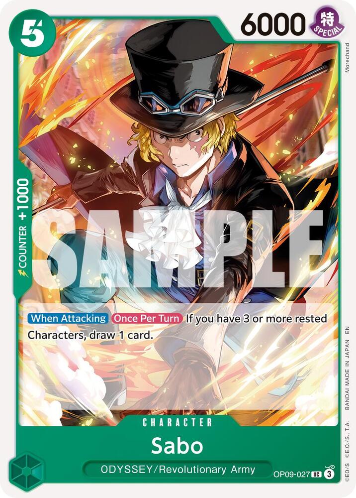 Sabo Reprint OP09-027 – Premium Booster - The Best Vol. 2 | One Piece TCG