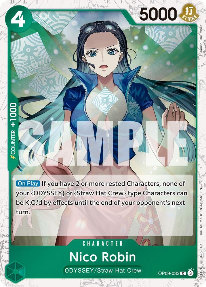 Nico Robin Pirate Foil OP09-033 – Premium Booster - The Best Vol. 2 | One Piece TCG