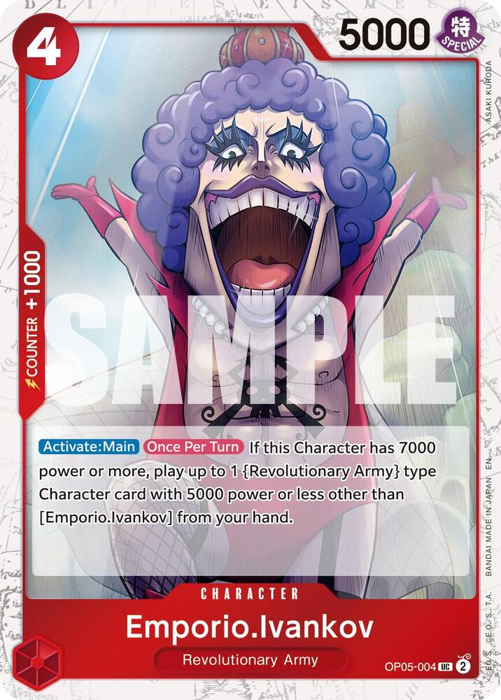 Emporio.Ivankov Pirate Foil OP05-004 – Premium Booster - The Best Vol. 2 | One Piece TCG
