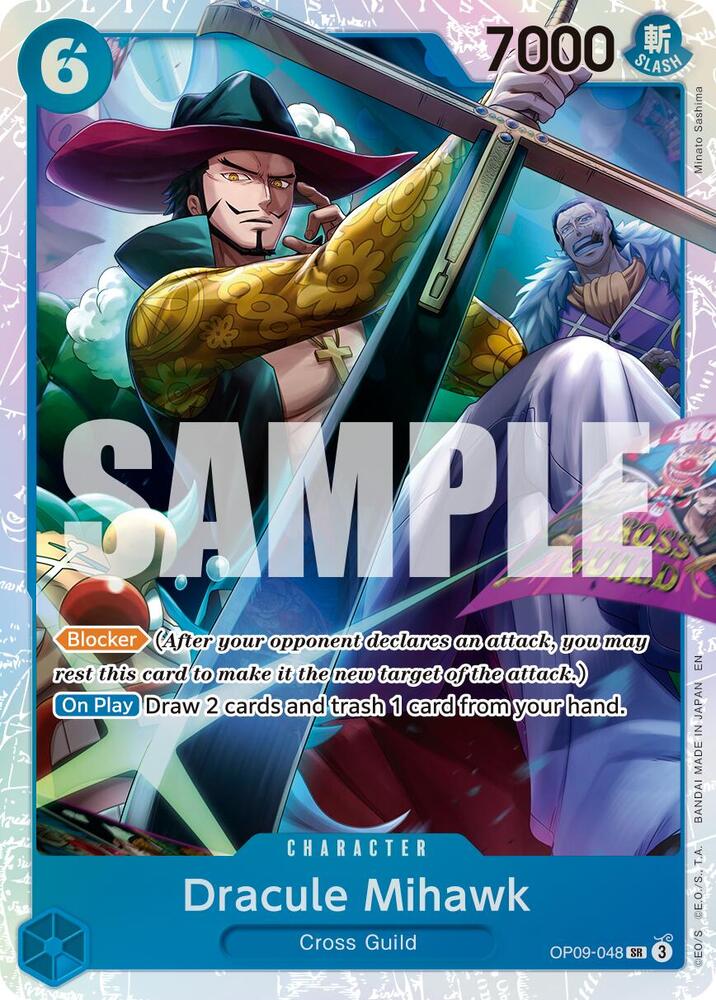 Dracule Mihawk Reprint OP09-048 – Premium Booster - The Best Vol. 2 | One Piece TCG