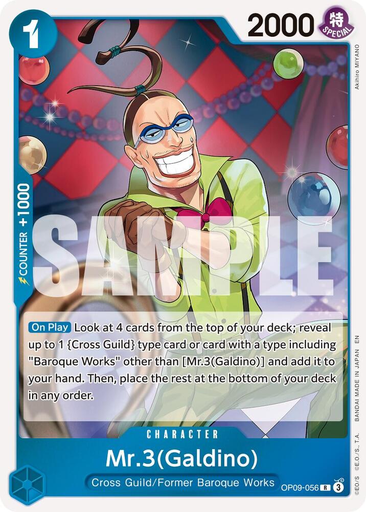 Mr.3(Galdino) Reprint OP09-056 – Premium Booster - The Best Vol. 2 | One Piece TCG
