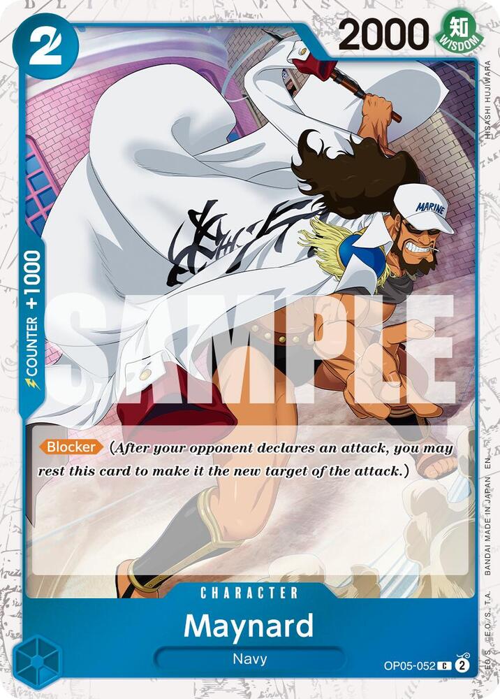 Maynard Pirate Foil OP05-052 – Premium Booster - The Best Vol. 2 | One Piece TCG