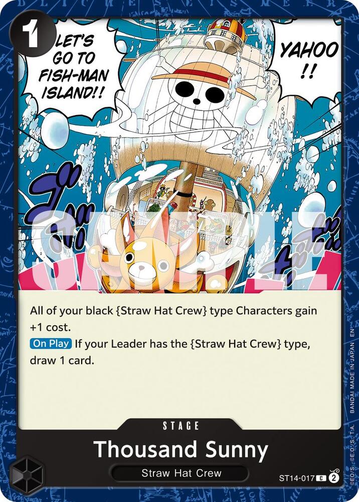 Thousand Sunny Reprint ST14-017 – Premium Booster - The Best Vol. 2 | One Piece TCG
