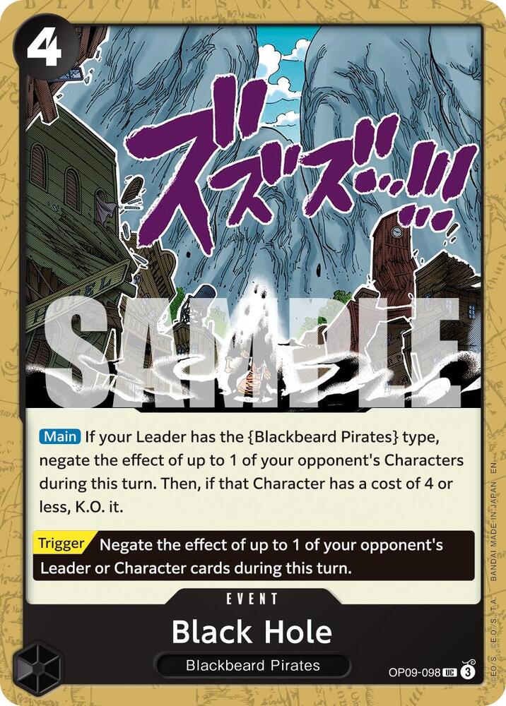 Black Hole Reprint OP09-098 – Premium Booster - The Best Vol. 2 | One Piece TCG