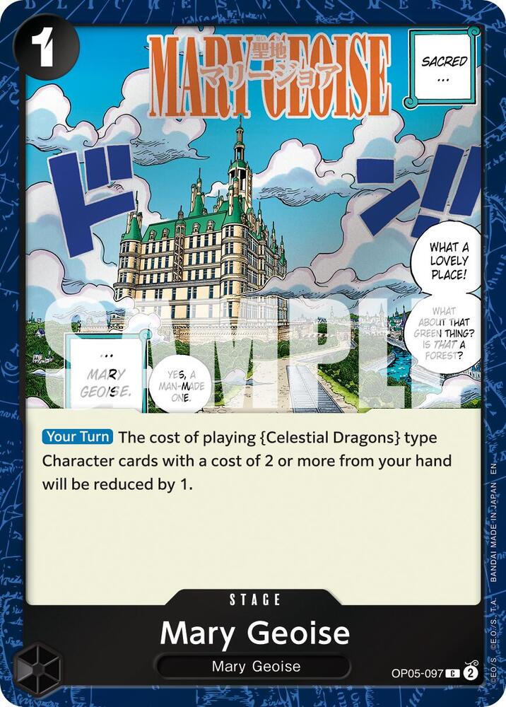 Mary Geoise Pirate Foil OP05-097 – Premium Booster - The Best Vol. 2 | One Piece TCG