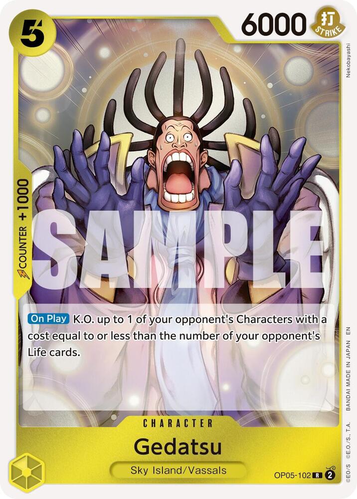 Gedatsu Reprint OP05-102 – Premium Booster - The Best Vol. 2 | One Piece TCG