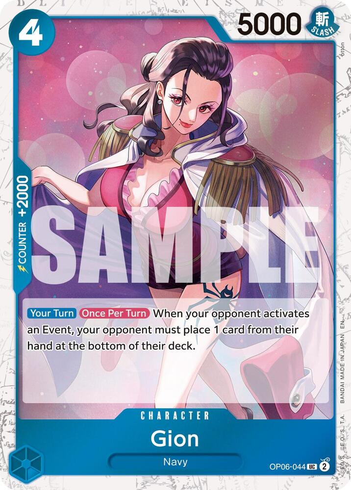Gion Pirate Foil OP06-044 – Premium Booster - The Best Vol. 2 | One Piece TCG