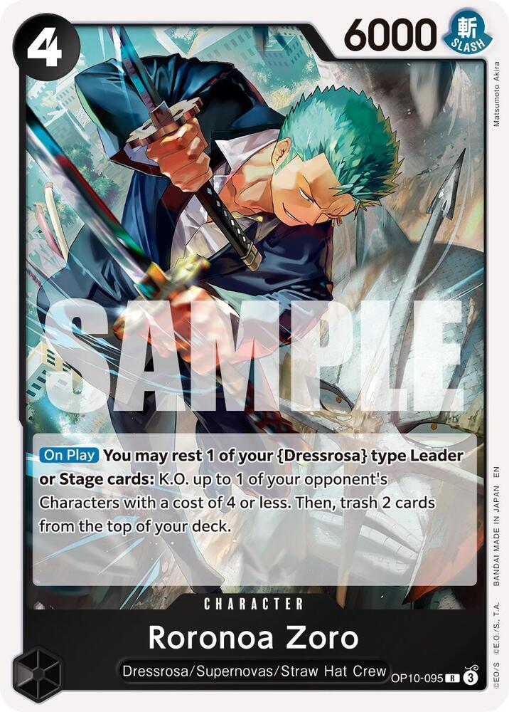 Roronoa Zoro Reprint OP10-095 – Premium Booster - The Best Vol. 2 | One Piece TCG