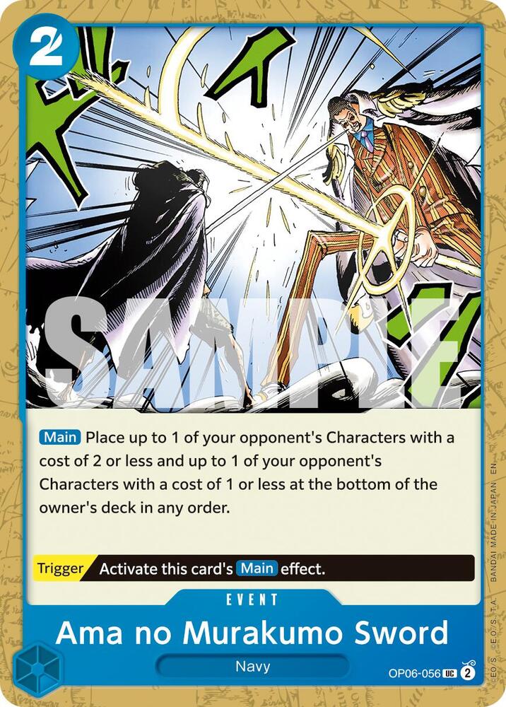 Ama no Murakumo Sword Reprint OP06-056 – Premium Booster - The Best Vol. 2 | One Piece TCG