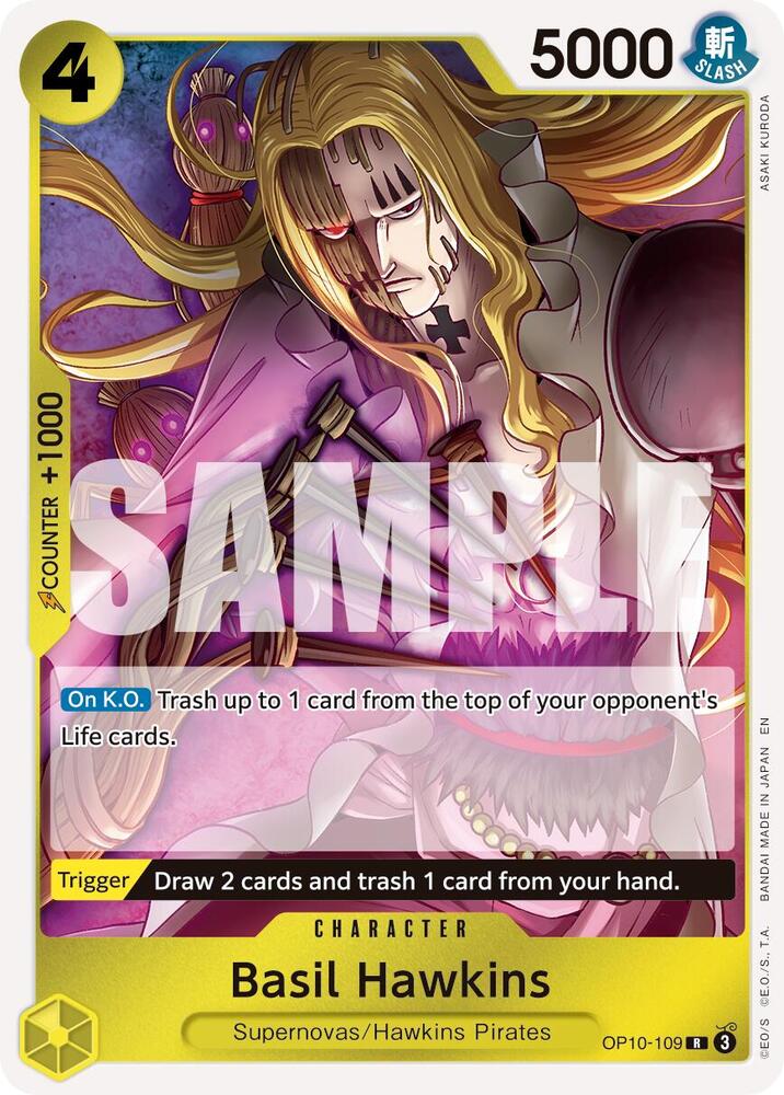 Basil Hawkins Reprint OP10-109 – Premium Booster - The Best Vol. 2 | One Piece TCG