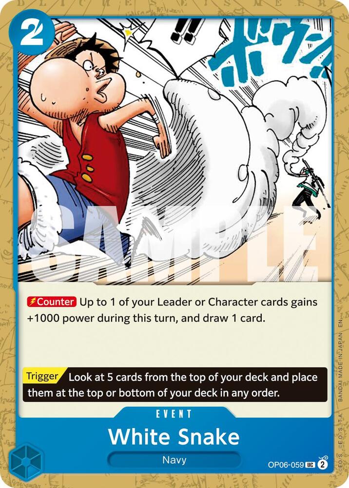 White Snake Reprint OP06-059 – Premium Booster - The Best Vol. 2 | One Piece TCG