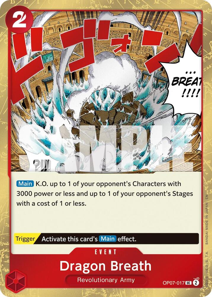 Dragon Breath Pirate Foil OP07-017 – Premium Booster - The Best Vol. 2 | One Piece TCG