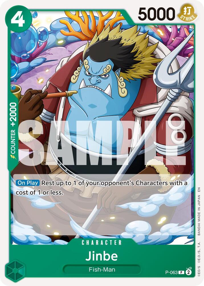 Jinbe Reprint P-063 – Premium Booster - The Best Vol. 2 | One Piece TCG