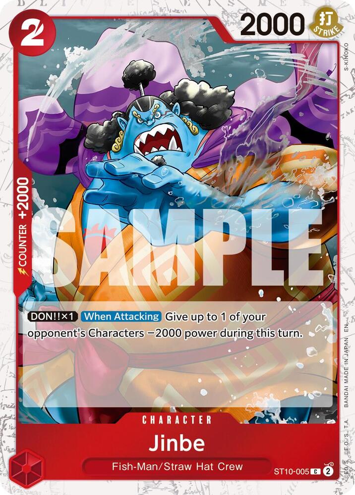 Jinbe Pirate Foil ST10-005 – Premium Booster - The Best Vol. 2 | One Piece TCG