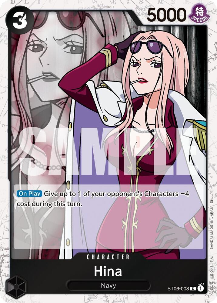 Hina Pirate Foil ST06-008 – Premium Booster - The Best Vol. 2 | One Piece TCG