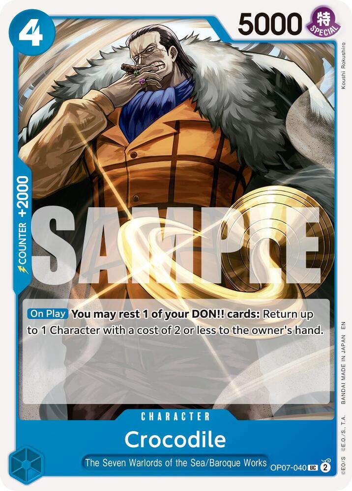 Crocodile Reprint OP07-040 – Premium Booster - The Best Vol. 2 | One Piece TCG