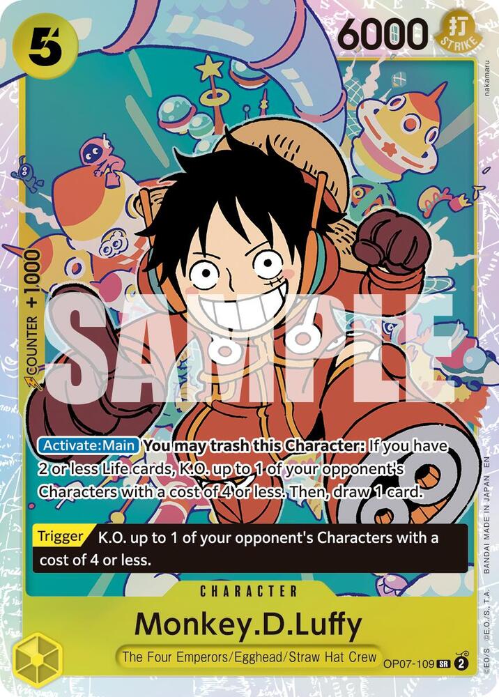 Monkey.D.Luffy Reprint OP07-109 – Premium Booster - The Best Vol. 2 | One Piece TCG